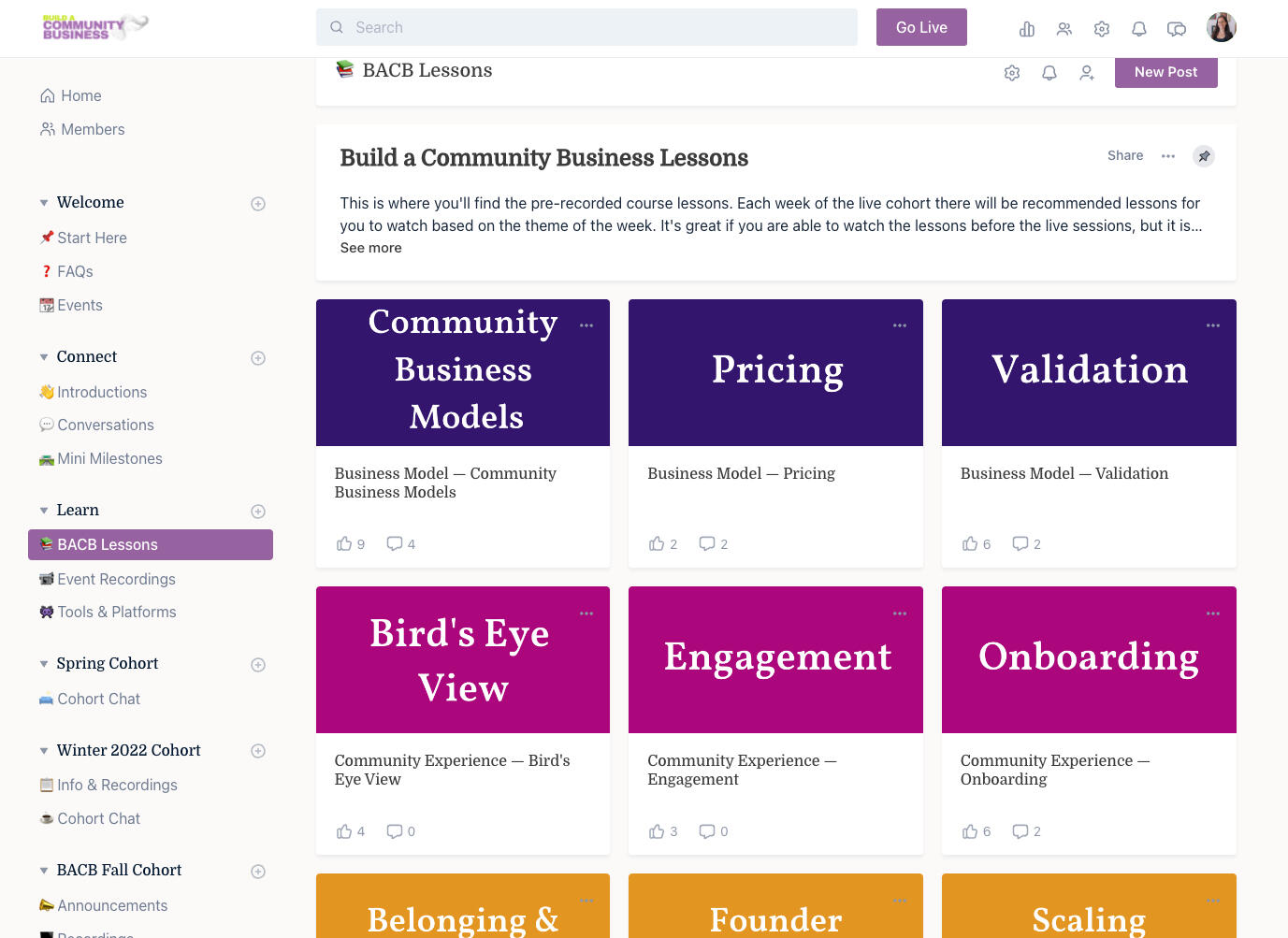 BACB Fall Curriculum